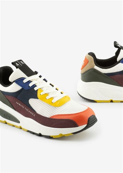 armani sneakers multicolor